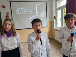 Uroczyste obchody Dnia Edukacji Narodowej w naszej szkole