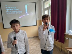 Uroczyste obchody Dnia Edukacji Narodowej w naszej szkole