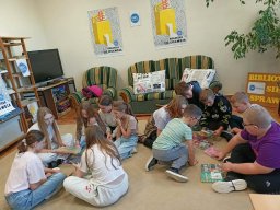 „Noc Bibliotek” Filii Bibliotecznej i biblioteki szkolnej w Chludniach – „Biblioteka (się) sprawdza"