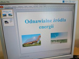 Zajęcia na temat odnawialnych źródeł energii