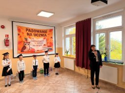 Uroczyste ślubowanie pierwszoklasistów
